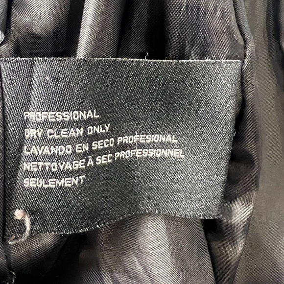 Nine West size 8 Women's hooded Black Double-Breasted Peacoat Coat - Picture 6 of 7